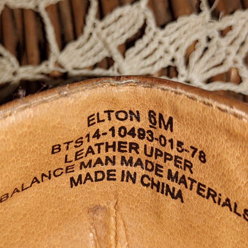BareTraps Elton Chestnut Brown Tan Leather Huarache Gladiator Flats Shoes 6M - Picture 10 of 13
